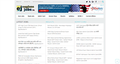 Desktop Screenshot of explorejobs.in
